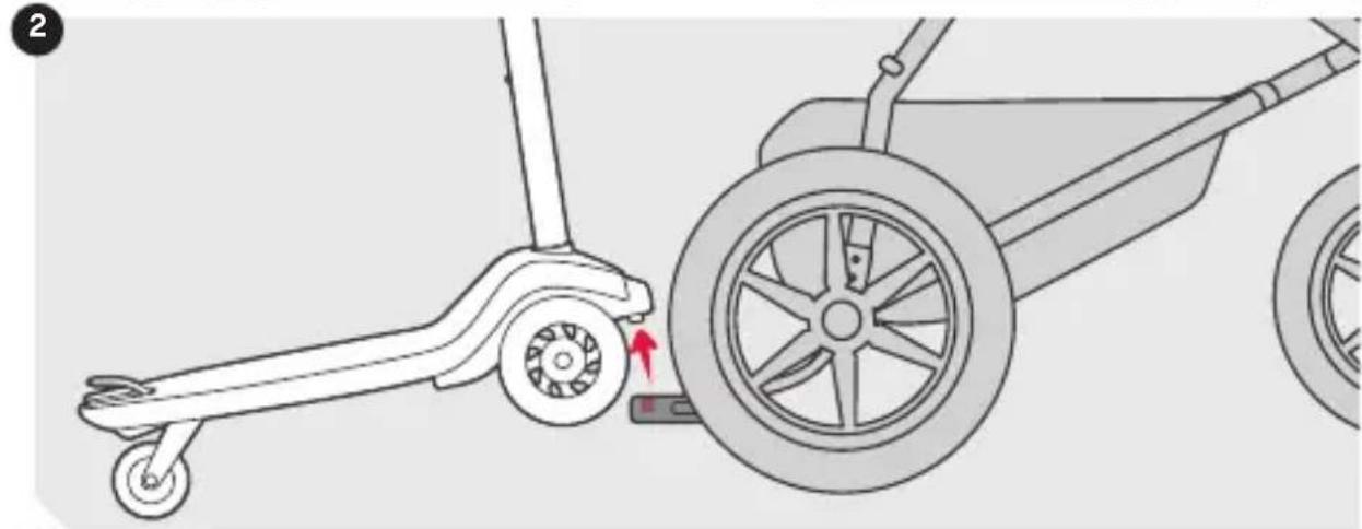 Mountain Buggy Freerider - disconnecting freerider - 2