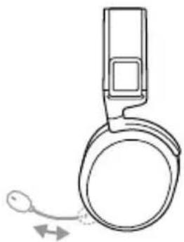 STEELSERIES Arctis 7P+ Wireless - RETRACTABLE MICROPHONE POSITIONING - 1