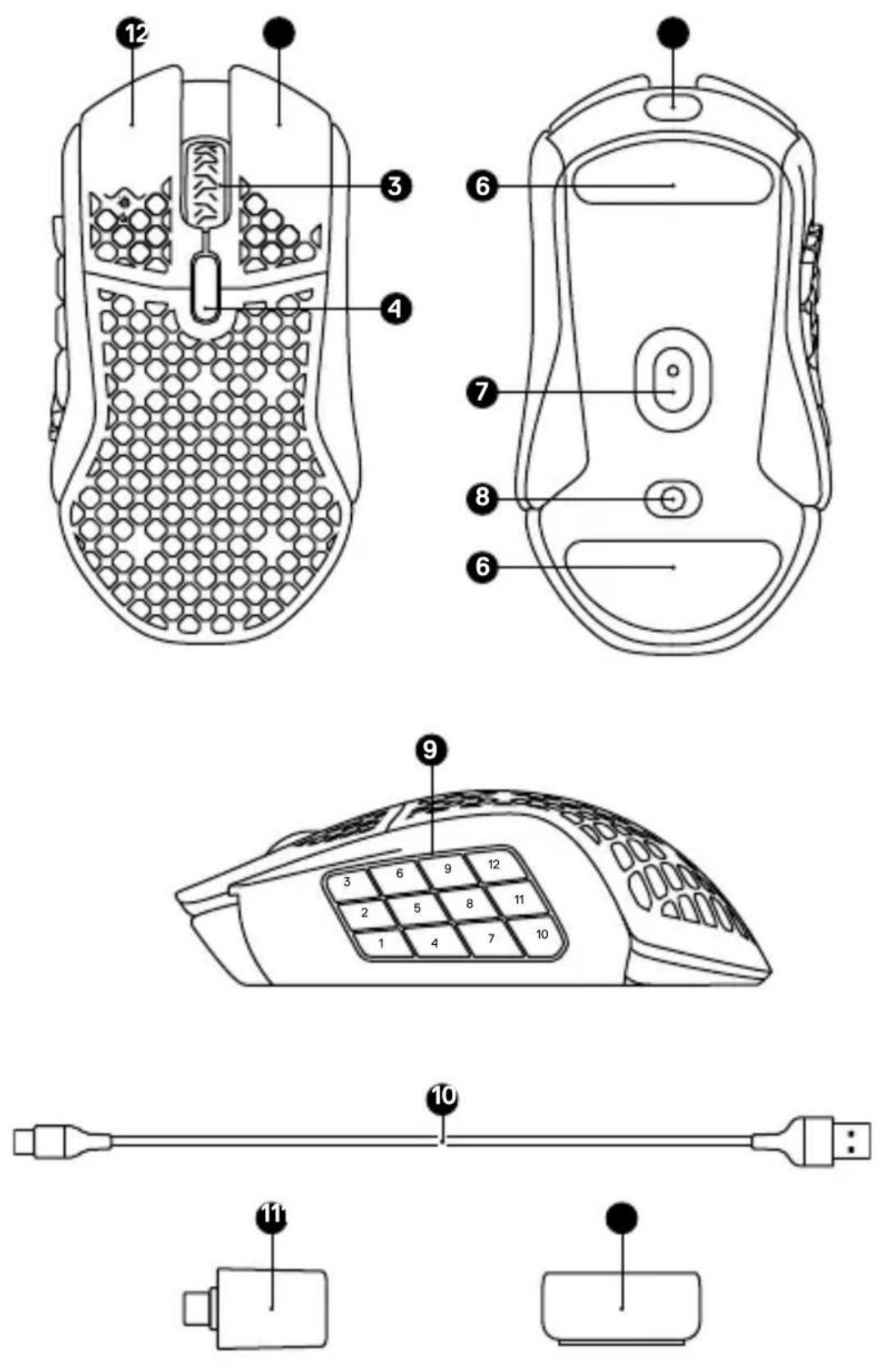 STEELSERIES Aerox 9 Wireless - ACCESSORIES - 1