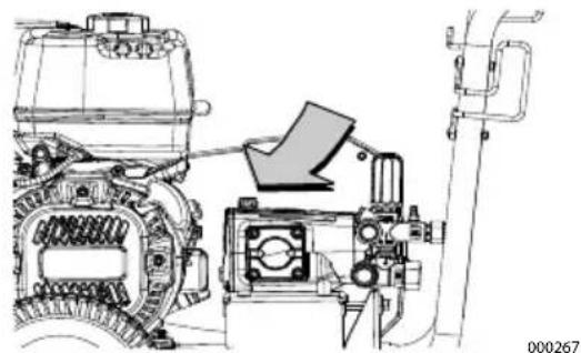 Generac PRO 6712 - Vérification de l'huile de la pompe - 1