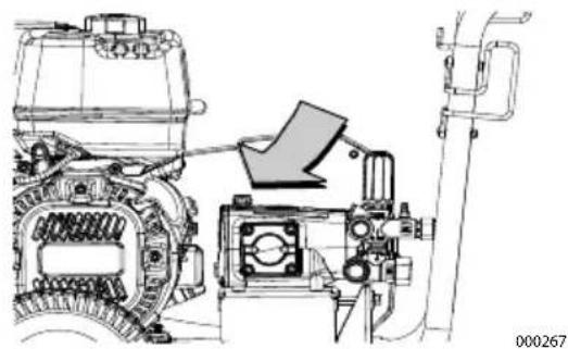 Generac PRO 6712 - Comprobar el aceite de la bomba - 1