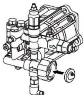 Generac 2900PSI - Conexión del suministro de agua - 1