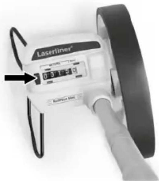 Laserliner RollPilot Mini - Mērījuma vērtības dzēšana - 1