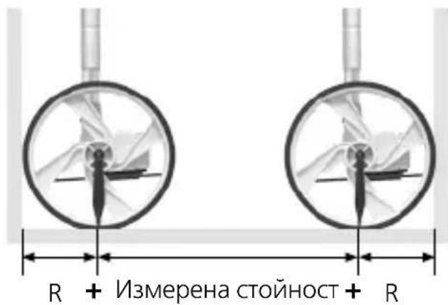 Laserliner RollPilot Mini - Измерване от стена до стена - 1