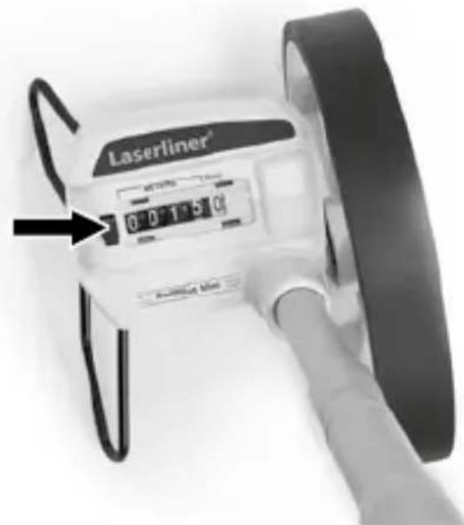 Laserliner RollPilot Mini - Möõteväärtuse kustutamine - 1