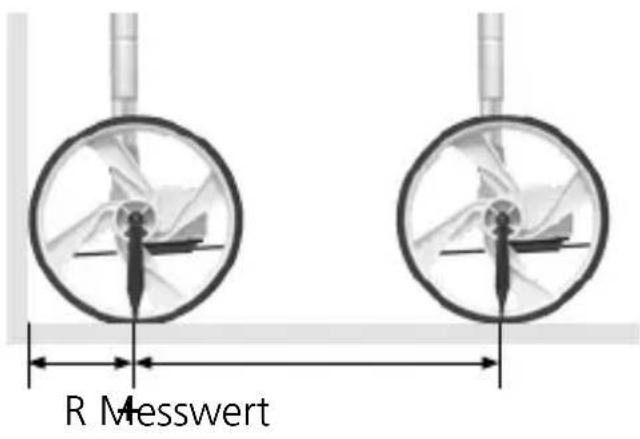 Laserliner RollPilot Mini - Messung von Wand zu Punkt - 1