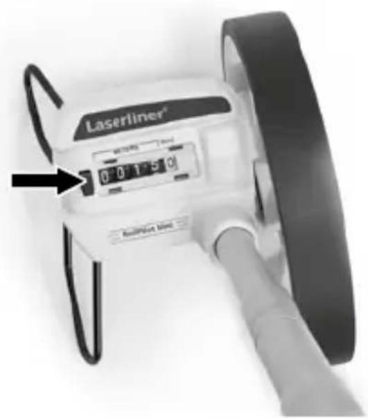 Laserliner RollPilot Mini - Messwert löschen - 1
