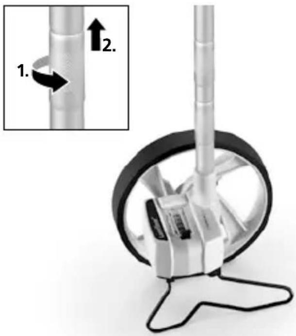 Laserliner RollPilot Mini - Allongement du manche télescopique - 1
