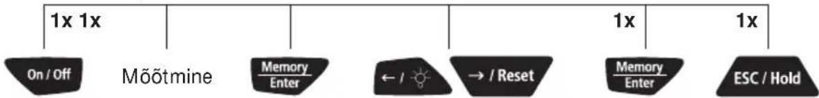 Laserliner RollPilot 012 - Mööteväärtuste salvestamine - 2