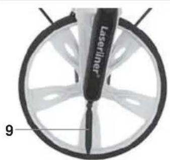 Laserliner RollPilot 012 - Inserir a pilha - 2