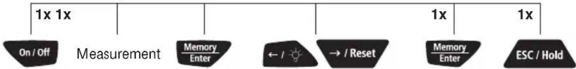 Laserliner RollPilot 012 - Save measured value - 2