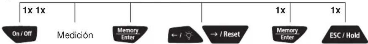 Laserliner RollPilot 012 - Guardar mediciones en la memoria - 2