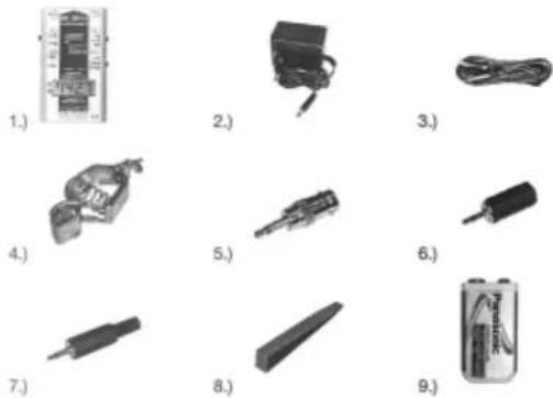 Gigahertz Solutions ME3851A - Contenu de l'emballage - 1