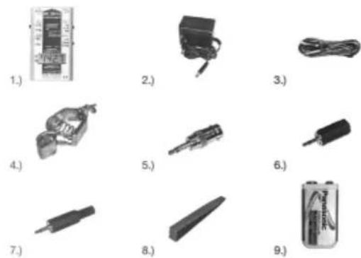 Gigahertz Solutions ME 3951 A - Contenu de l'emballage - 1