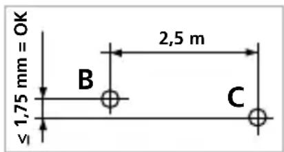 Laserliner CompactCrossLaser Plus - Control de la linea horizontal - 1