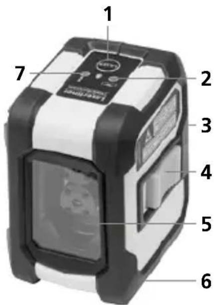 Laserliner CompactCrossLaser Plus - Batterijplaatsen - 2