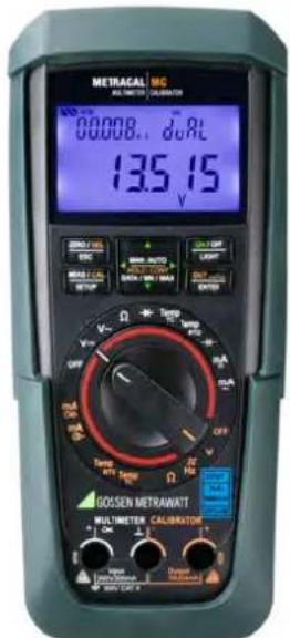 METRICAL MG 00008. dA/L 135.15 GOSSEN METRAWAT MULTIMETER CALIBRATIE