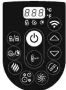 BESTWAY LayZSpa 60161 - KONTROLLPANEL - 1