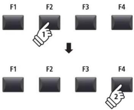 KAWAI MP11SE - 选择 STORE SETUP (SETUP 存储) 功能 - 2