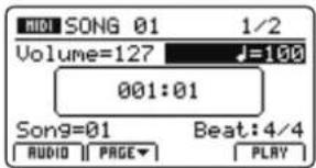 KAWAI MP11SE - 停止录音 - 1