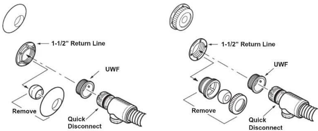 POLARIS Turbo Turtle - Install the Universal Wall Fitting - 2