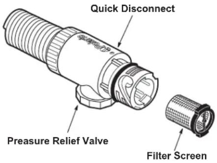 POLARIS VacSweep 165 - Pressure Relief Valve - 1