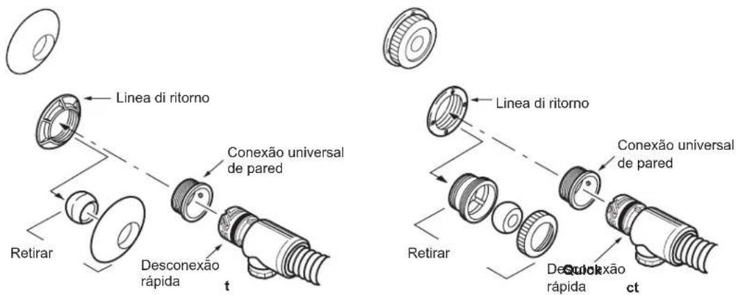 POLARIS VacSweep 165 - Instale a conexão universal de parede - 2