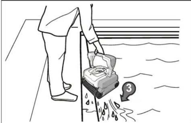 POLARIS NEO - Stopping the Cleaner and Removing from the Pool - 3