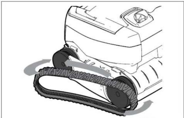 POLARIS 7240 - Remplacement de la chenille - 2
