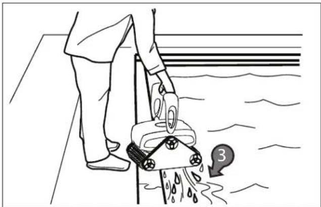 POLARIS P825 - Stopping the Cleaner and Removing from the Pool - 2