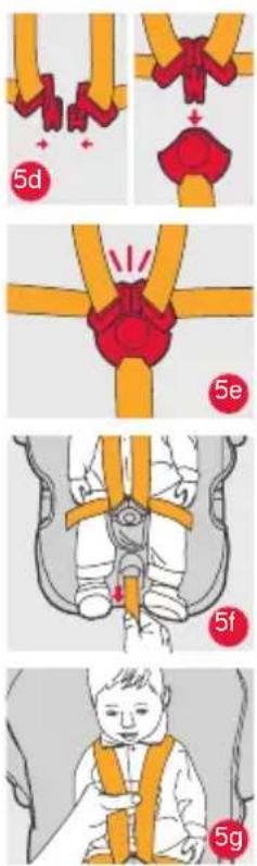 Mountain Buggy Universal Base - SECURING THE CHILD IN CHILD RESTRAINT - 1
