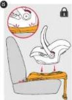 Mountain Buggy Isofix Base - Montering af ISOFIX-basen - 8