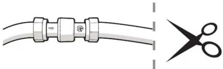 POLARIS TR28P - 3a. Adjust Leader Hose Length to the Greatest Depth of the Pool - 4