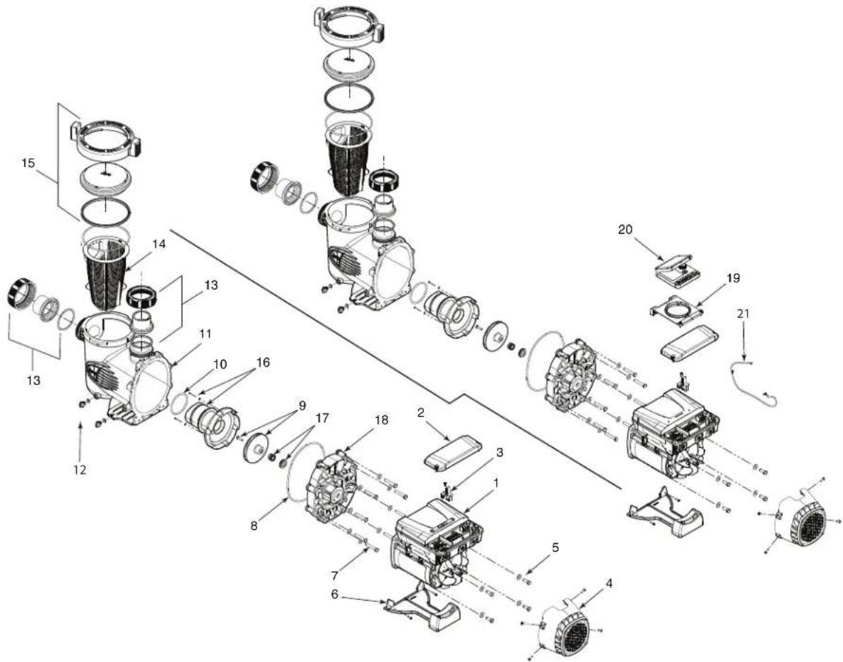 Jandy VS FloPro - Exploded Views - 1