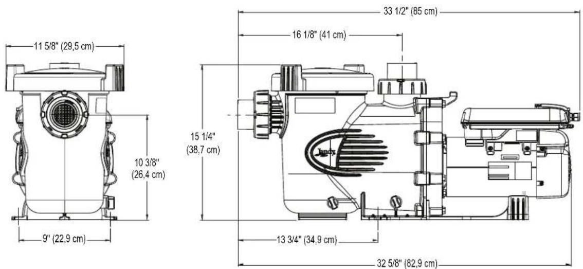 Jandy ePump + SVRS - Especificaciones físicas y operacionales - 1