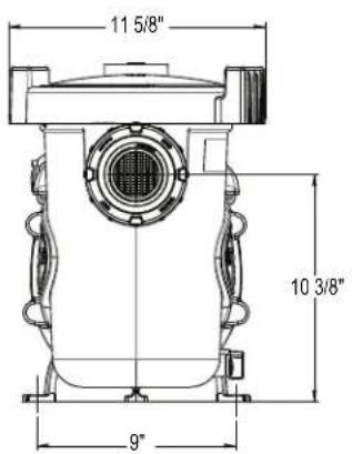 Jandy VSSHP220AUT - Dimensions - 1