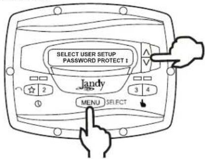 Jandy JEPR - Protección con contraseña - 1