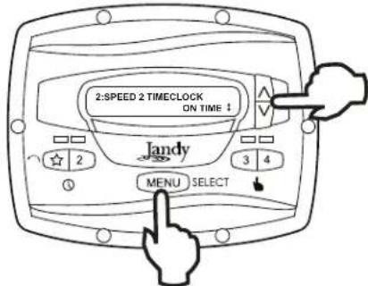 Jandy JEPR - Timeclock Setup - 1