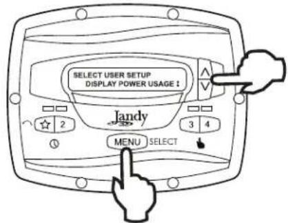 Jandy JEPR - Afficher la consommation électrique - 1