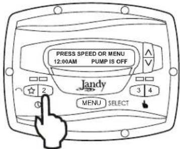 Jandy JEPR - Invalidación manual de un programa del temporizador - 1