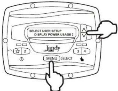 Jandy JEPR - Display Power Usage - 1