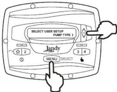 Jandy JEPR - Selecting Pump Type - 1
