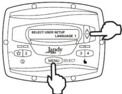 Jandy JEPR - Language Selection - 1