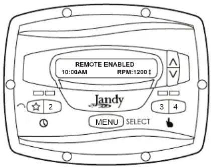 Jandy JEPR - Remote Operation - 1