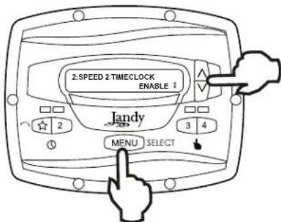 Jandy JEPR - Timeclock Setup - 2