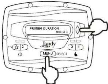 Jandy JEPR - Priming Speed and Duration - 1