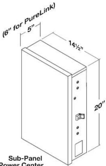 Jandy AquaLink RS All Button - Dimensions - 3