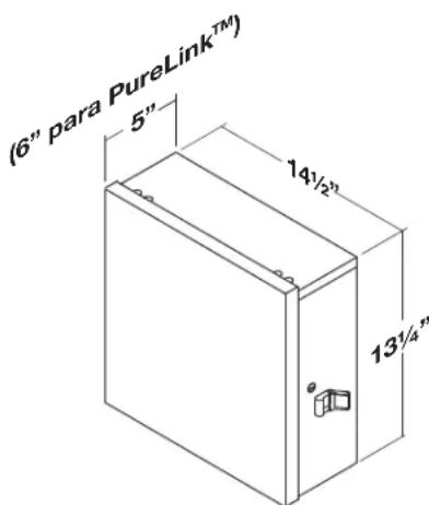 Jandy AquaLink RS All Button - Dimensiones - 2