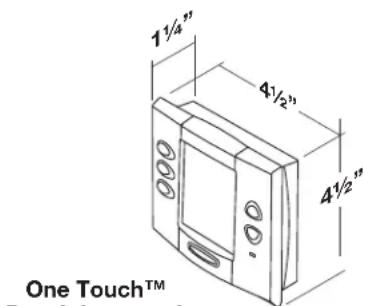 Jandy AquaLink RS All Button - Dimensiones - 1