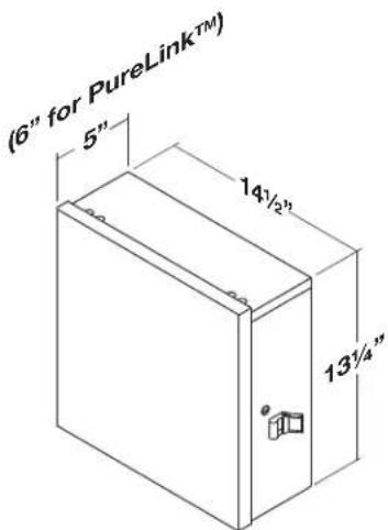 Jandy AquaLink RS All Button - Dimensions - 2